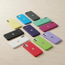 Capa P/ iPhone 11 Logo Maçã Silicone Premium Cores Diversas