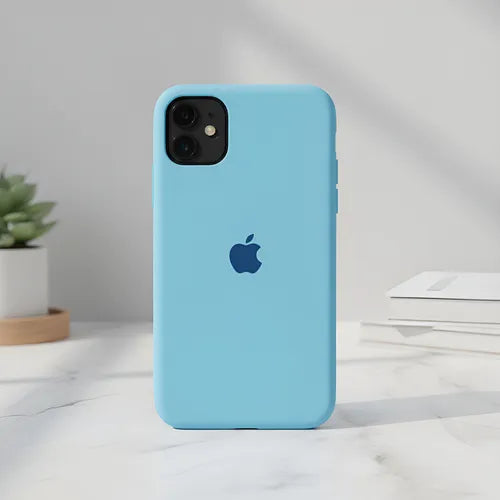 Capa P/ iPhone 11 Logo Maçã Silicone Premium Cores Diversas