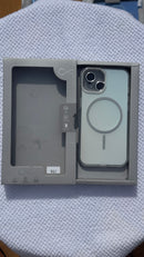 Capinha Magnética Transparente com MagSafe – iPhone 11 ao 17 Pro Max