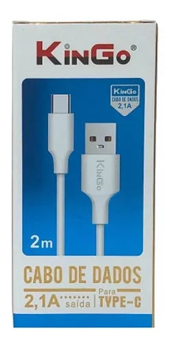 CABO TYPE-C (USB) 2 METROS (KINGO)